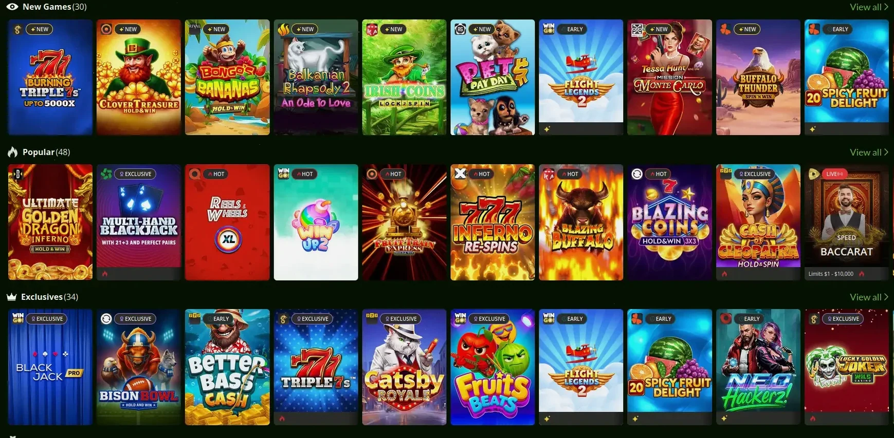 Art Casino Bonus Übersicht 2026